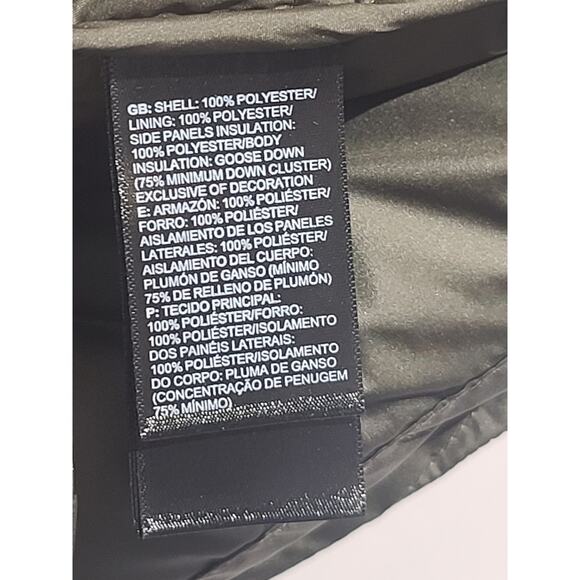 The North Face Alpz 550 Fill Down Vest Medium Olive Green EUC NF0A3CR7 - Picture 5 of 6